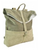 Lederrucksack Beige